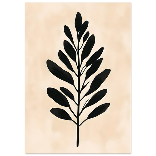 Artfulprints  Boho – Bold leaf   poster 70x100 cm - vtwonen shop