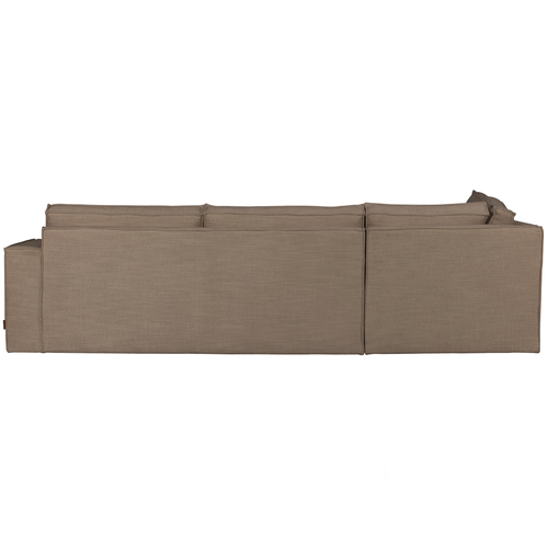 WOOOD hoekbank links Freddie - Melange Stof - Lever - 90x283x197