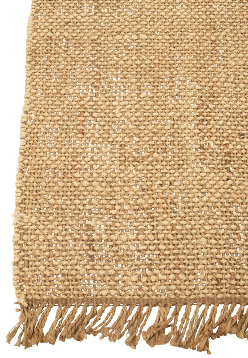 J-Line tapijt Havana - polyester - naturel/wit - small
