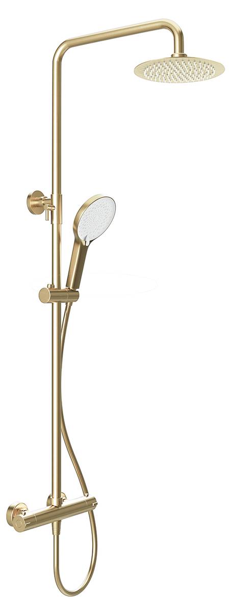 LOMAZOO regendouche Aurelia - met thermostaatkraan - goud