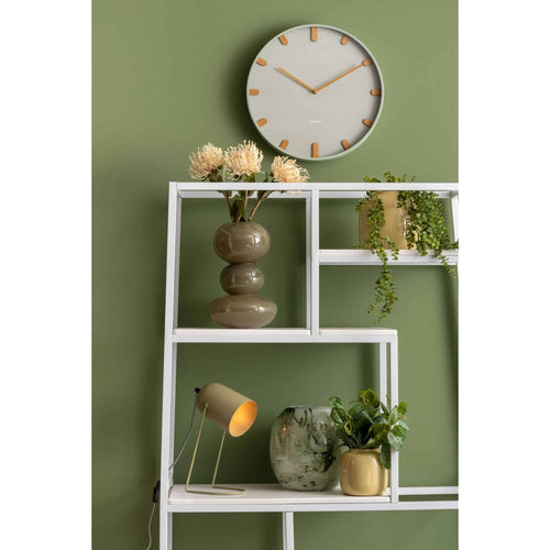 Karlsson wandklok Grace - groen - Ø40cm - vtwonen shop