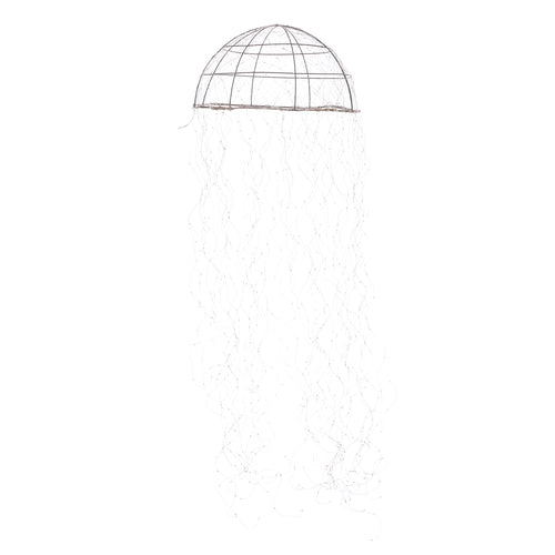 Luca Lighting Kroonluchter Kwal met Klassiek Witte LED Verlichting - H150 x Ø45 cm - Zilver - vtwonen shop