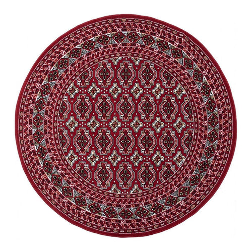 Interieur05 Rond vintage vloerkleed Marad Rood Interieur 05 - 200 x 200 cm - vtwonen shop