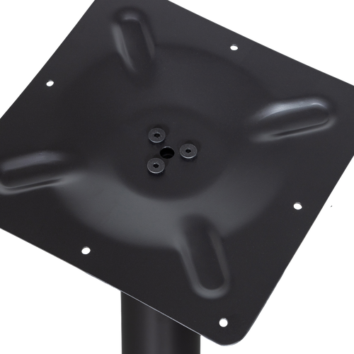 WOOOD ronde Buisvoet bistro - Metaal - Zwart - 72x54x54