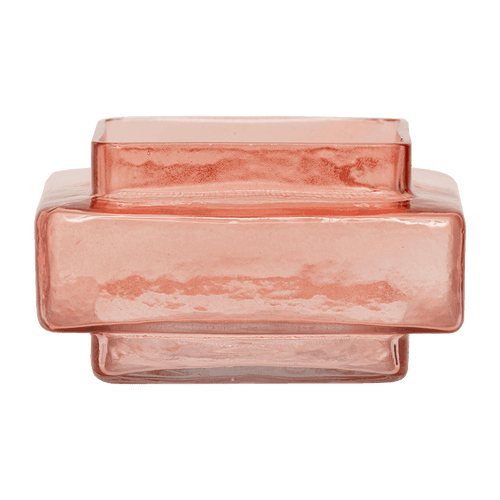 Urban Nature Culture theelichthouder XL Isla Quartz Pink Quartz Pink - 11.8x11.8x6.5cm