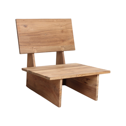 Raw Materials loungestoel Thar - Teakhout - vtwonen shop