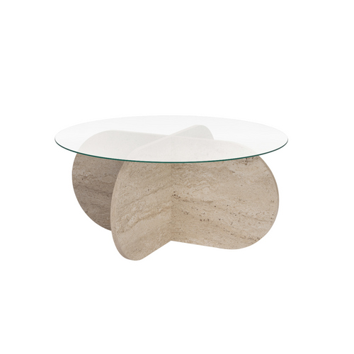 Calicosy - Salontafel met gekruiste poten AERIS - 75x75x35 cm