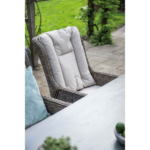 Garden Impressions loungestoel Marbella havanna sand incl voetenbank