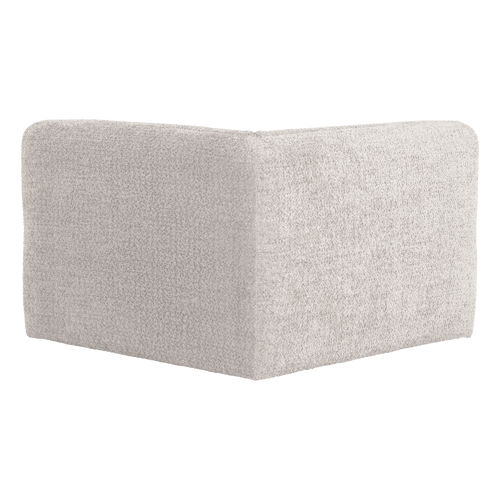 WOOOD hoekelement recht Mojo Base - Wollig - Ecru - 74x105x105
