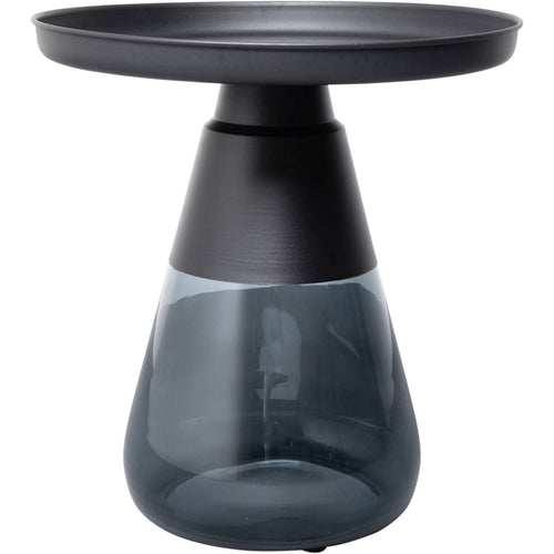 Kare Design Bijzettafel Bottiglia Ø50cm zwart