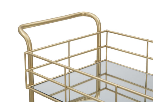 Mauro Ferretti trolley - 60x30,5x80 cm - goud
