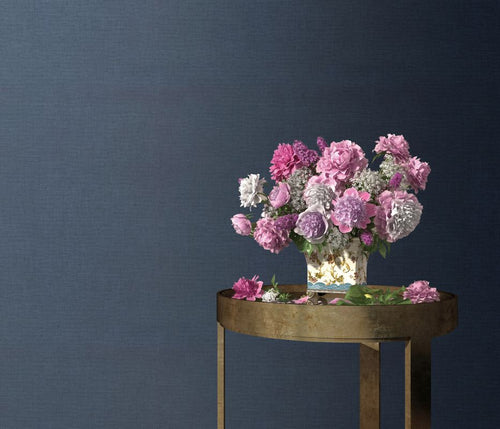 Erismann behang linnenstructuur vergrijsd blauw - 53 cm x 10.05 m - 661427 - vtwonen shop