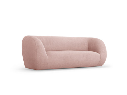 Cosmopolitan Design Bank Essen 2-zits, boucle, poederroze - 95x210x86cm