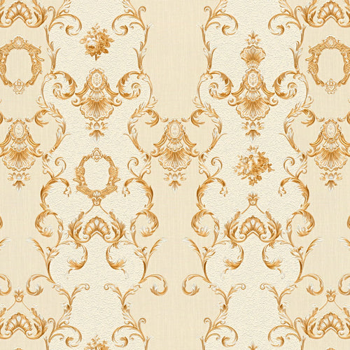 A.S. Création behang barokprint goud en beige - 53 cm x 10,05 m - AS-343925 - vtwonen shop