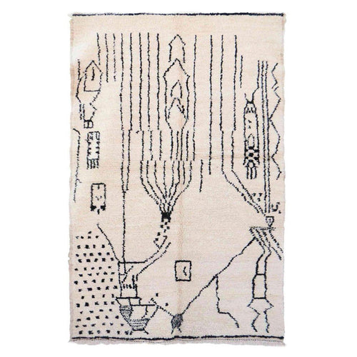AFK Living vloerkleed Berber - handgemaakt - Wol - 250 cm x 350 cm