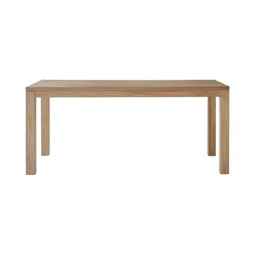 Tikamoon Tafel van massief eikenhoutzonder knoesten voor 6/8 personen - Naturel