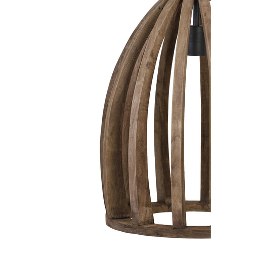 Light & Living hanglamp Haranka - bruin - Ø38cm