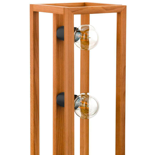 EGLO vloerlamp Blackcrown 1 - e27 - 100 cm - zwart/bruin - vtwonen shop