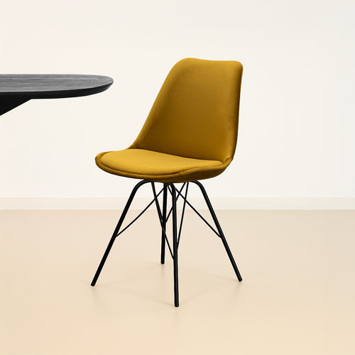 Kick kuipstoel Velvet - Goud