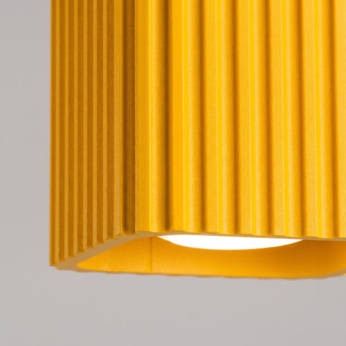 Sollux Lighting Plafondlamp RIFF 1 geel GU10 - 10x10x10cm