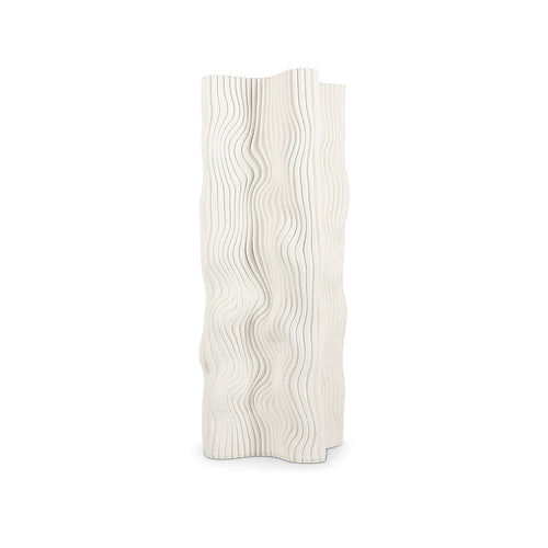 S|P Collection - Vaas 18x18xH42,5cm fluid white Vea