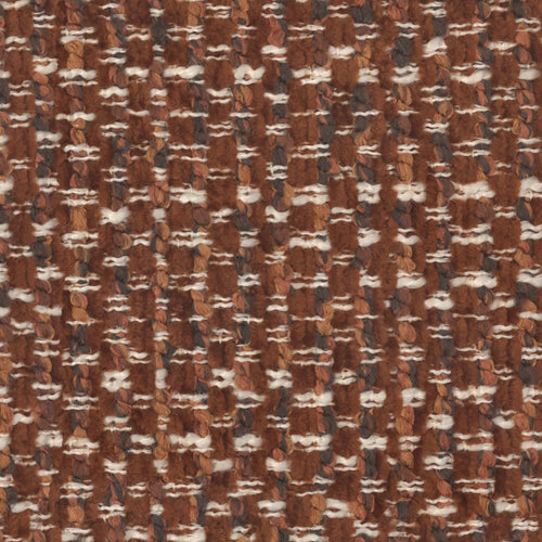 Premium Interiors - Rechthoekige hoekbank met slaapfunctie en opbergruimte  - stof met tweed-effect karamel 297cm