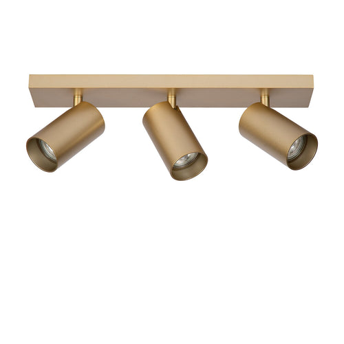 Atmooz plafondlamp Era 3 - goud - 42 x 13 x H 12 cm - GU10