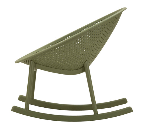 Mauro Ferretti schommelstoel - 66x88x80 cm - groen