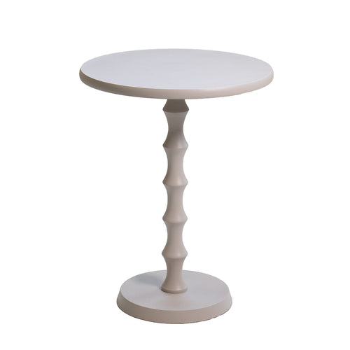 Giga Meubel Bijzettafel Fiene - Beige - Aluminium - 40x40cm - vtwonen shop