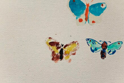 Canvas 60x40 Afdruk Vlinders - vtwonen shop