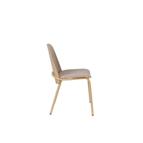Zuiver Clip Eetkamerstoelen  Beige - Set van 2