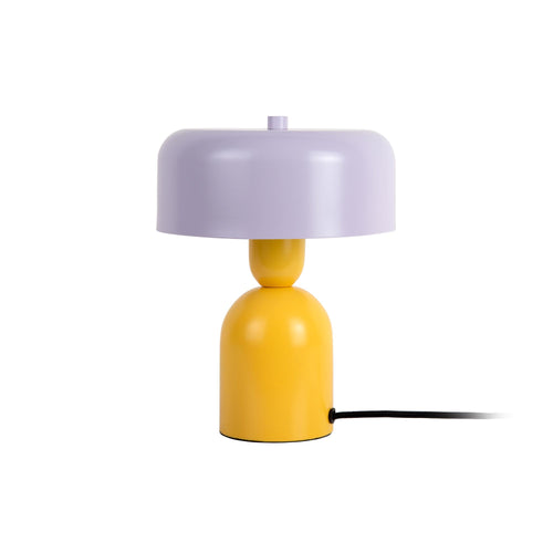 Leitmotiv tafellamp Double Funky - geel - Ø19cm
