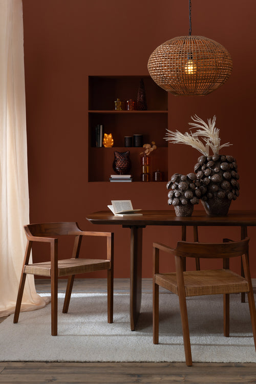 J-Line stoel Emma - hout - bruin - vtwonen shop