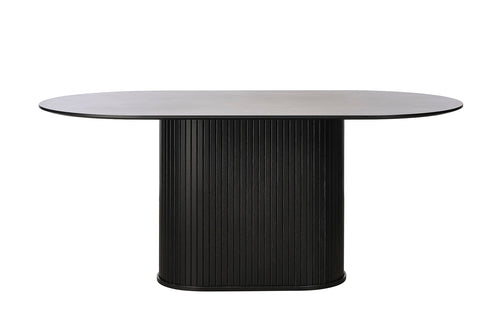 Rebellenclub Eetkamertafel Taree - 180 x 95 cm - Zwart