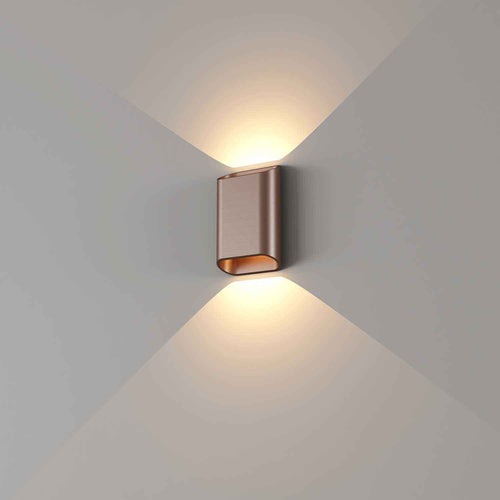 Artdelight wandlamp Diaz - 2 lichts - 4  x 15   cm - brons - vtwonen shop