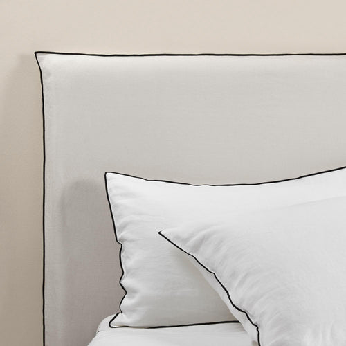 Madura Hoes voor hoofdbord Carlina kalksteen en zwarte hommel 190x134 cm