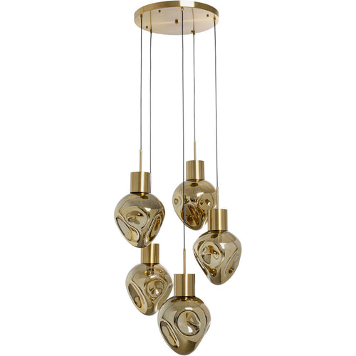 Kare Design Hanglamp Supernova 50cm goud - vtwonen shop