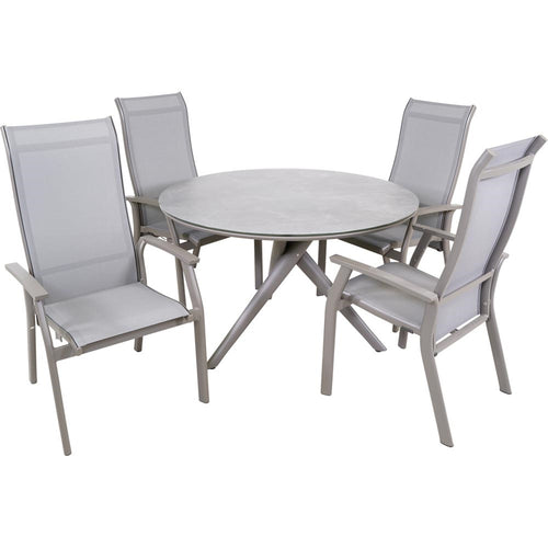 Lesli Living bistrostoel Mojito - antraciet - 63x65x112cm