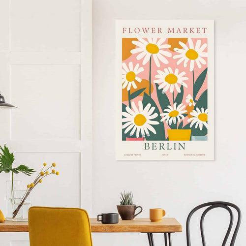 Artfulprints  Flower market - Berlin II   poster A4 21x29.7 cm - vtwonen shop