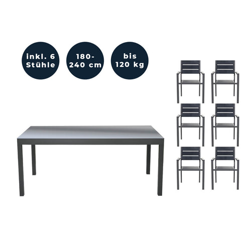 Home Deluxe Zitgroep SOL MADERA Hoeveelheid: 7 stuks. - vtwonen shop