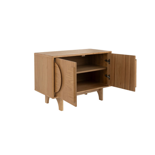 Zuiver Groove Dressoir 2 deuren Eikenhout Bruin - vtwonen shop