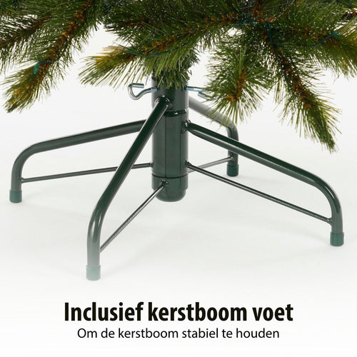 Triumph Tree Sherwood Deluxe - Kerstboom met Grillige Vorm en Natuurlijke Uitstraling - Kerstversiering voor Binnen - Kunstboom in Klassieke Stijl -