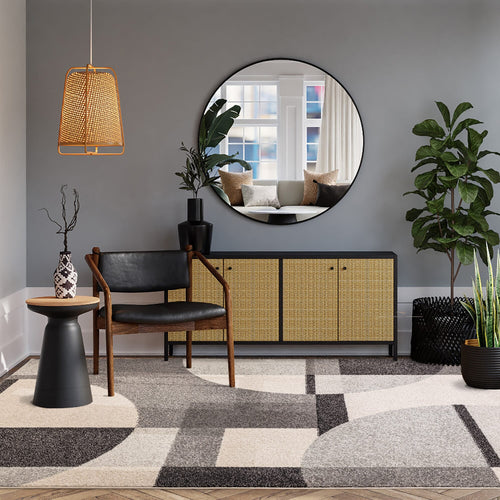 Vloerkleed Easy Living Muse Grey Art Deco Rug MU20 120x170 cm - vtwonen shop