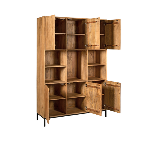 Starfurn  vakkenkast Madison - bruin - 45x135x200cm