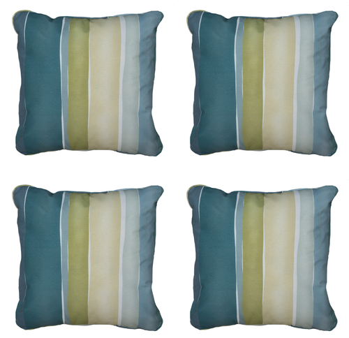 Madison sierkussen Nox - mulitkleur - 50x50x10cm - set van 4
