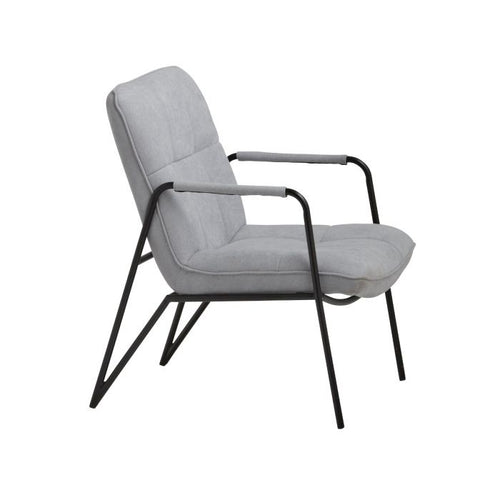 FurniLux Le Chair Stoel - Fauteuil - Lunen Grijs - 86x63x74cm - vtwonen shop