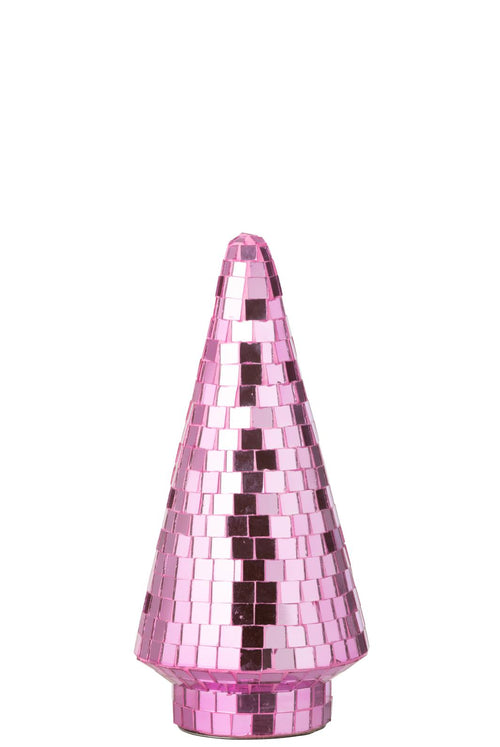 J-Line decoratie Boom Spiegel - glas - rose - medium - vtwonen shop