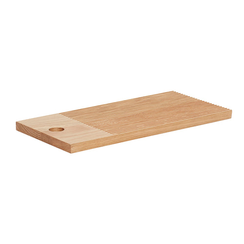 Hübsch snijplank Monarch - eikenhout - 20x40xh2cm - vtwonen shop