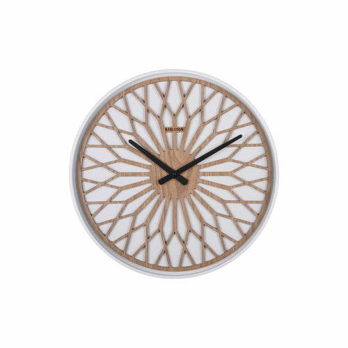 Karlsson wandklok Girasol - wit - Ø40.6cm