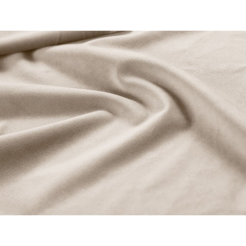 Cosmopolitan Design - Opbergbed met hoofdeinde Asti 90x200cm flueel ivoor - 220x130x95cm